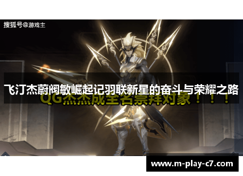飞汀杰蔚阀敏崛起记羽联新星的奋斗与荣耀之路